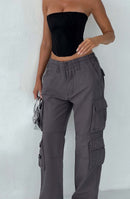 Tinashe Cargo Pants - Charcoal - Cinderella