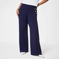 Women's Plus Size High Stretch High - Waist Wide - Leg Pants - Cinderella