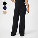 Women's Plus Size High Stretch High - Waist Wide - Leg Pants - Cinderella