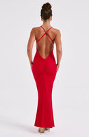 Zara Maxi Dress - Red - Cinderella