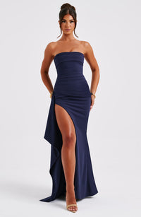 Zarina Maxi Dress - Navy - Cinderella