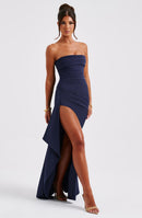 Zarina Maxi Dress - Navy - Cinderella