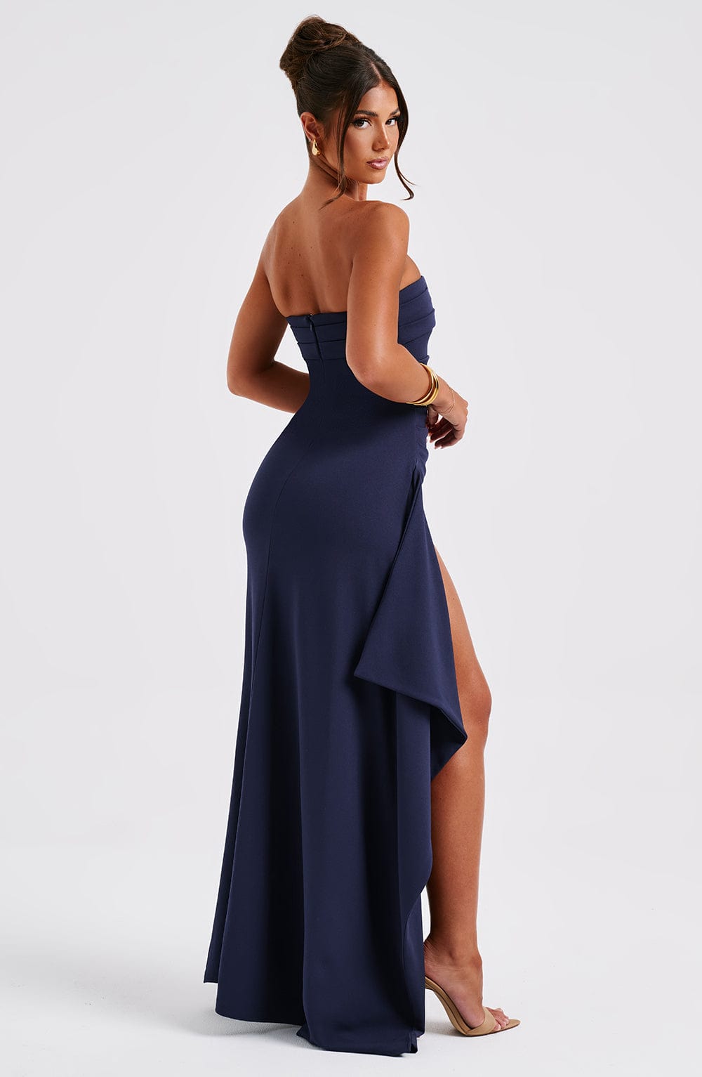 Zarina Maxi Dress - Navy - Cinderella