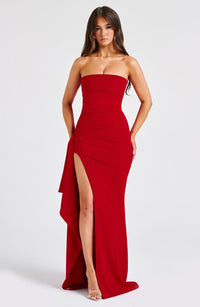 Zarina Maxi Dress - Red - Cinderella